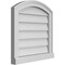 Ekena Millwork Arch Top Surface Mount PVC Gable Vent: Functional, w/ 2"W x 2"P Brickmould Sill Frame, 20"W x 20"H GVPAR20X2003SF - alternate 4
